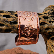 Load image into Gallery viewer, Copper Bracelet - Hand Stamped (CB 1004)