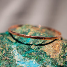 Load image into Gallery viewer, Copper Bangle Bracelet - hand textured (CBB 1005)
