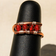 Load image into Gallery viewer, Copper Ring with Carnelian Agate (CR 1007)