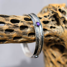 Load image into Gallery viewer, Sterling Silver Spinner Bangle Bracelet w/ Paua Shell Cabochons (SB 1006)