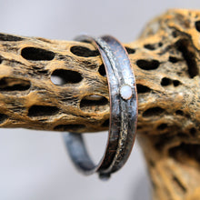 Load image into Gallery viewer, Copper Spinner Bangle Bracelet w/ Blue Lace Agate Cabochons (SB 1007)