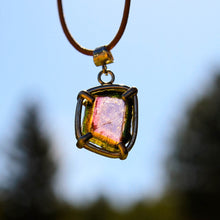 Load image into Gallery viewer, Watermelon Tourmaline and Sterling Silver Pendant (SSP 1048)