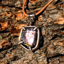 Load image into Gallery viewer, Watermelon Tourmaline and Sterling Silver Pendant (SSP 1049)