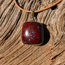 Load image into Gallery viewer, Agate (Plomosa Mtns) Cabochon and Sterling Silver Pendant (SSP 1057)