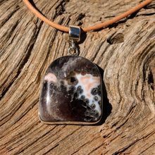 Load image into Gallery viewer, Amethyst Cabochon and Sterling Silver Pendant (SSP 1059)