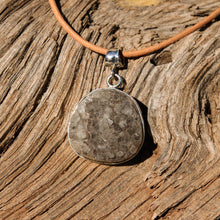 Load image into Gallery viewer, Amethyst Cabochon and Sterling Silver Pendant (SSP 1061)