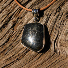 Load image into Gallery viewer, Marcasite and Quartz Cabochon and Sterling Silver Pendant (SSP 1066)