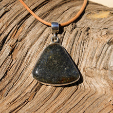 Load image into Gallery viewer, Marcasite and Quartz Cabochon and Sterling Silver Pendant (SSP 1067)