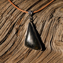 Load image into Gallery viewer, Apache Gold (Healers Gold) Cabochon and Sterling Silver Pendant (SSP 1068)