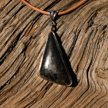 Load image into Gallery viewer, Apache Gold (Healers Gold) Cabochon and Sterling Silver Pendant (SSP 1068)