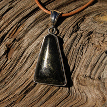 Load image into Gallery viewer, Apache Gold (Healers Gold) Cabochon and Sterling Silver Pendant (SSP 1069)