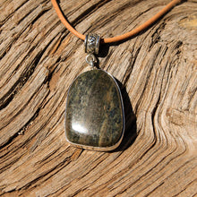 Load image into Gallery viewer, Apache Gold (Healers Gold) Cabochon and Sterling Silver Pendant (SSP 1071)