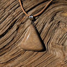 Load image into Gallery viewer, Petrified Wood Cabochon and Sterling Silver Pendant (SSP 1079)