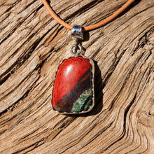 Load image into Gallery viewer, Sonoran Sunrise Cabochon and Sterling Silver Pendant (SSP 1105)