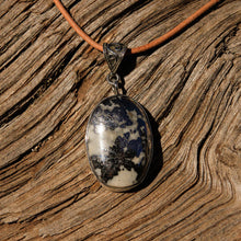 Load image into Gallery viewer, Silver Ore in Quartz Cabochon and Sterling Silver Pendant (SSP 1106)