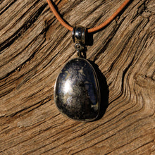 Load image into Gallery viewer, Silver Ore in Quartz Cabochon and Sterling Silver Pendant (SSP 1107)