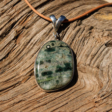 Load image into Gallery viewer, Ocean Jasper Cabochon and Sterling Silver Pendant (SSP 1108)