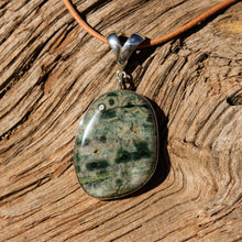Load image into Gallery viewer, Ocean Jasper Cabochon and Sterling Silver Pendant (SSP 1108)