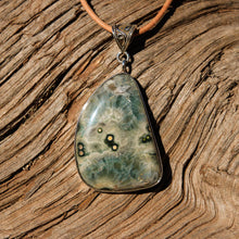 Load image into Gallery viewer, Ocean Jasper Cabochon and Sterling Silver Pendant (SSP 1109)