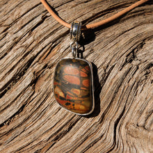 Load image into Gallery viewer, Cherry Creek Jasper Cabochon and Sterling Silver Pendant (SSP 1113)
