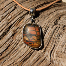 Load image into Gallery viewer, Cherry Creek Jasper Cabochon and Sterling Silver Pendant (SSP 1113)