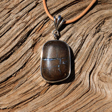 Load image into Gallery viewer, Boulder Opal Cabochon and Sterling Silver Pendant (SSP 1115)