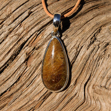 Load image into Gallery viewer, Rutilated Quartz Cabochon and Sterling Silver Pendant (SSP 1117)