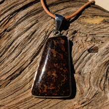 Load image into Gallery viewer, Dinosaur Bone Cabochon and Sterling Silver Pendant (SSP 1120)