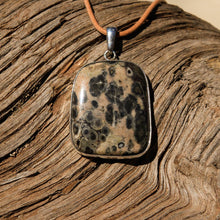 Load image into Gallery viewer, Orbicular Jasper Cabochon and Sterling Silver Pendant (SSP 1122)