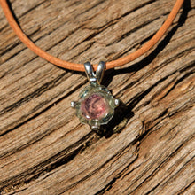 Load image into Gallery viewer, Watermelon Tourmaline and Sterling Silver Pendant (SSP 1129)
