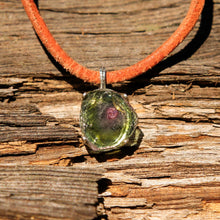 Load image into Gallery viewer, Watermelon Tourmaline and Sterling Silver Pendant (SSP 1155)