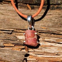 Load image into Gallery viewer, Pink Tourmaline and Sterling Silver Pendant (SSP 1157)