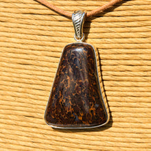 Load image into Gallery viewer, Dinosaur Bone Cabochon and Sterling Silver Pendant (SSP 1167)