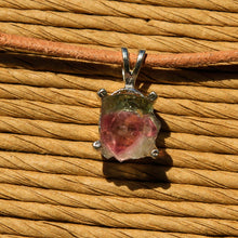 Load image into Gallery viewer, Watermelon Tourmaline and Sterling Silver Pendant (SSP 1171)