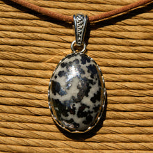 Load image into Gallery viewer, Silver Ore in Quartz Cabochon and Sterling Silver Pendant (SSP 1175)