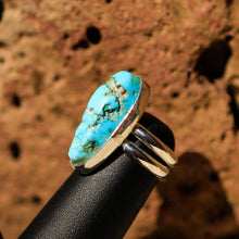 Load image into Gallery viewer, Turquoise Cabochon and Sterling Silver Ring (SSR 1002)