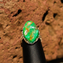 Load image into Gallery viewer, Turquoise Cabochon and Sterling Silver Ring (SSR 1004)