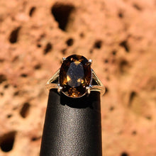 Load image into Gallery viewer, Smoky Quartz (Faceted) and Sterling Silver Ring (SSR 1028)