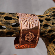 Load image into Gallery viewer, Copper Bracelet - Hand Stamped (CB 1003)
