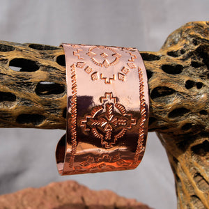 Copper Bracelet - Hand Stamped (CB 1004)