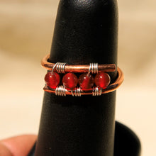 Load image into Gallery viewer, Copper Ring with Carnelian Agate (CR 1007)
