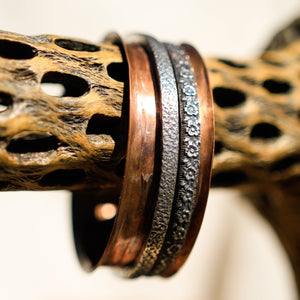 Copper Spinner Bangle Bracelet (SB 1024)