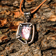 Load image into Gallery viewer, Watermelon Tourmaline and Sterling Silver Pendant (SSP 1049)
