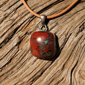 Sonoran Sunrise Cabochon and Sterling Silver Pendant (SSP 1104)