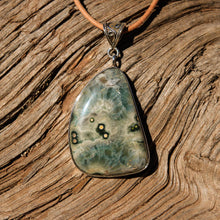 Load image into Gallery viewer, Ocean Jasper Cabochon and Sterling Silver Pendant (SSP 1109)

