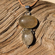 Load image into Gallery viewer, Rutilated Quartz Cabochon and Sterling Silver Pendant (SSP 1111)
