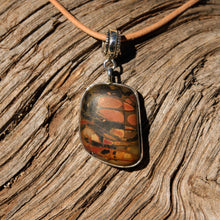 Load image into Gallery viewer, Cherry Creek Jasper Cabochon and Sterling Silver Pendant (SSP 1113)
