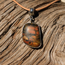 Load image into Gallery viewer, Cherry Creek Jasper Cabochon and Sterling Silver Pendant (SSP 1113)
