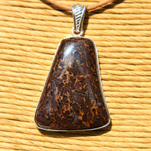 Load image into Gallery viewer, Dinosaur Bone Cabochon and Sterling Silver Pendant (SSP 1167)
