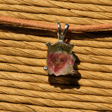 Load image into Gallery viewer, Watermelon Tourmaline and Sterling Silver Pendant (SSP 1171)
